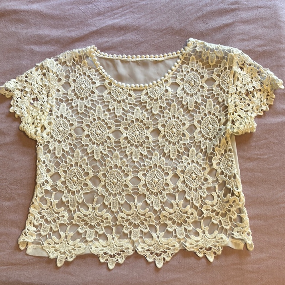 Lace top or cover up